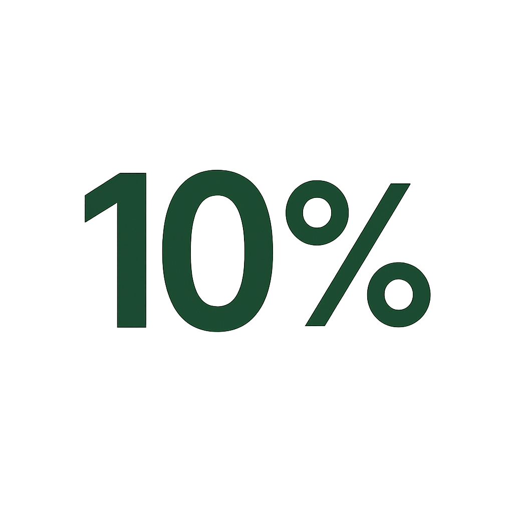 10% הנחה